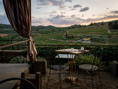 Thumbnail Chianti au coucher du soleil avec dégustations de vins depuis Florence